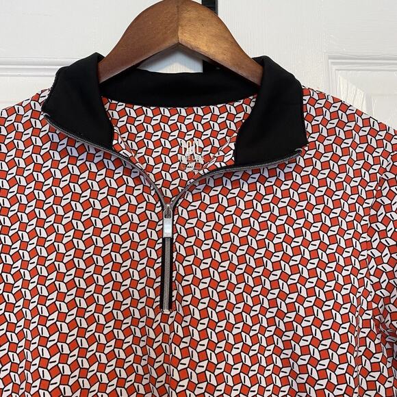 womens Tail long sleeve top zip white size medium - Picture 2 of 7